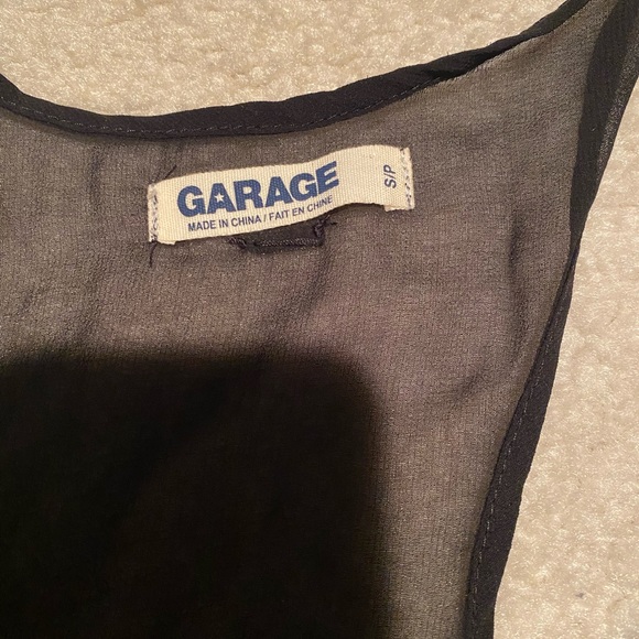 Garage Sheer Black Top Small - Picture 2 of 3